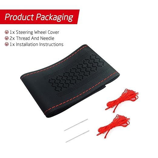 Couvre Volant Tissé En Cuir