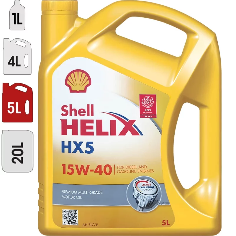 Huile Moteur SHELL Helix HX5 15W40