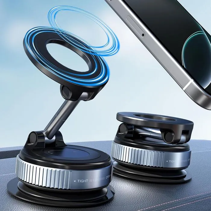 Support Téléphone Magnétique Antidérapant Rotatif 360°