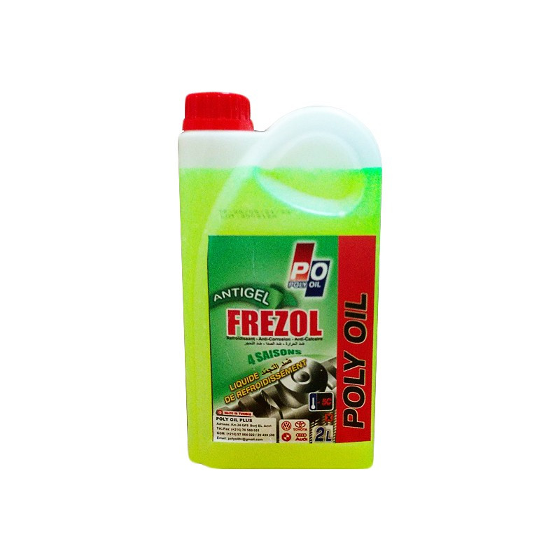 Liquide de refroidissement 4 saison Frezol Poly Oil 5l